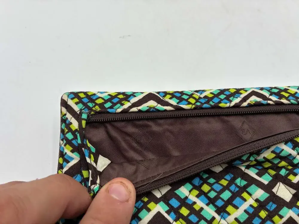 Vera Bradley Rain Forest RFID Trifold Wallet - Picture 5 of 7